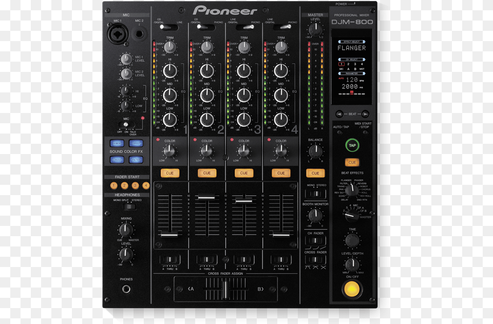 Pioneer Djm 800 Mixer, Amplifier, Electronics Free Png