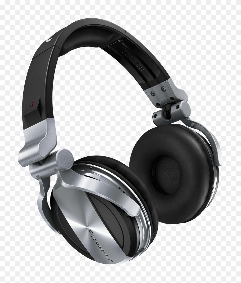 Pioneer Silver Headphones, Electronics Png