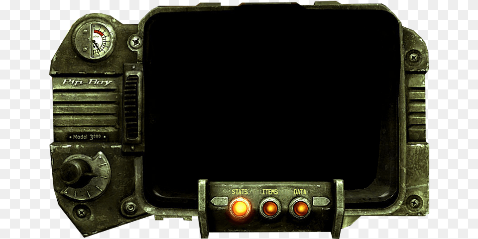 Pip Boy Transparent Clipart Fallout New Vegas Pip Boy, Hardware, Screen, Computer Hardware, Monitor Free Png Download