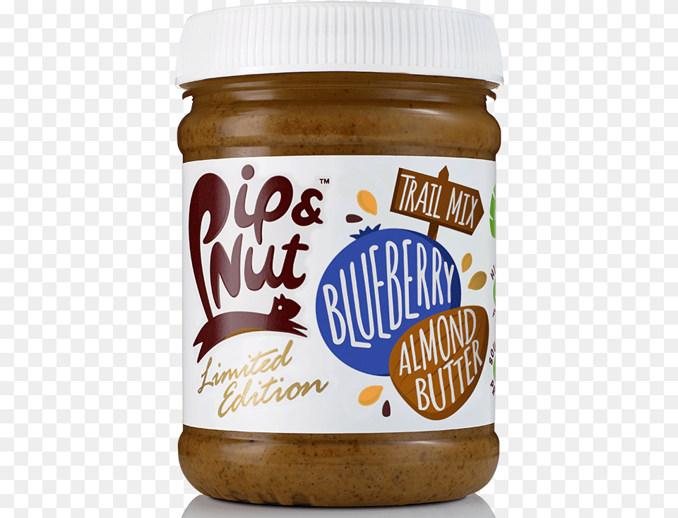 Pip U0026 Nut Debuts Blueberry Trail Mix Almond Butter In The Uk Chocolate Spread, Food, Peanut Butter, Can, Tin Free Transparent Png