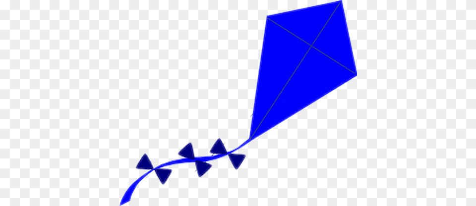 Pipa Azul Triangle, Toy, Kite Free Png