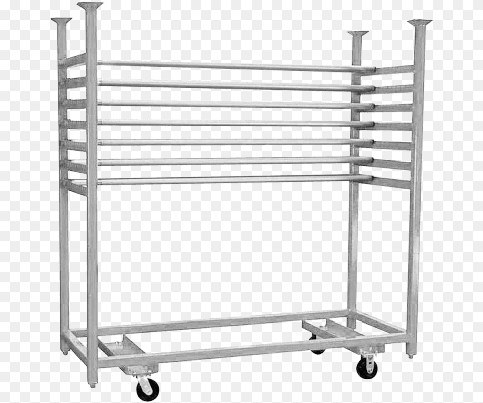 Pipe And Drape Usa Drape Hanging Cart Shelf, Gate, Drying Rack Png