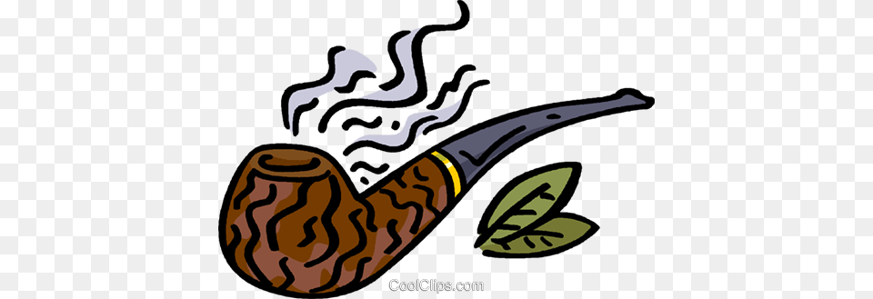 Pipe And Tobacco Royalty Vector Clip Art Illustration, Smoke Pipe Free Png Download