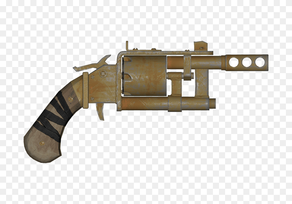 Pipe Revolver Pistol, Firearm, Gun, Handgun, Machine Gun Png Image