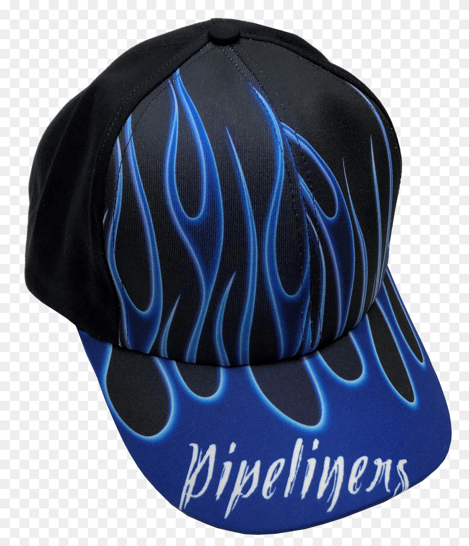 Pipeliners Blue Flame Hat Baseball Cap Png