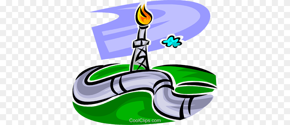 Pipelines Royalty Vector Clip Art Illustration, Light, Torch, Device, Grass Free Png Download