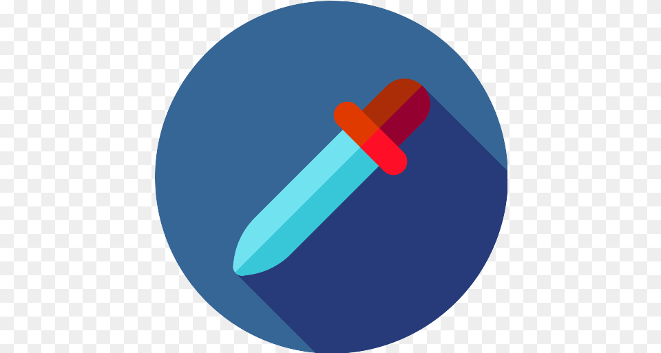 Pipette Icon Circle, Blade, Dagger, Knife, Weapon Free Transparent Png