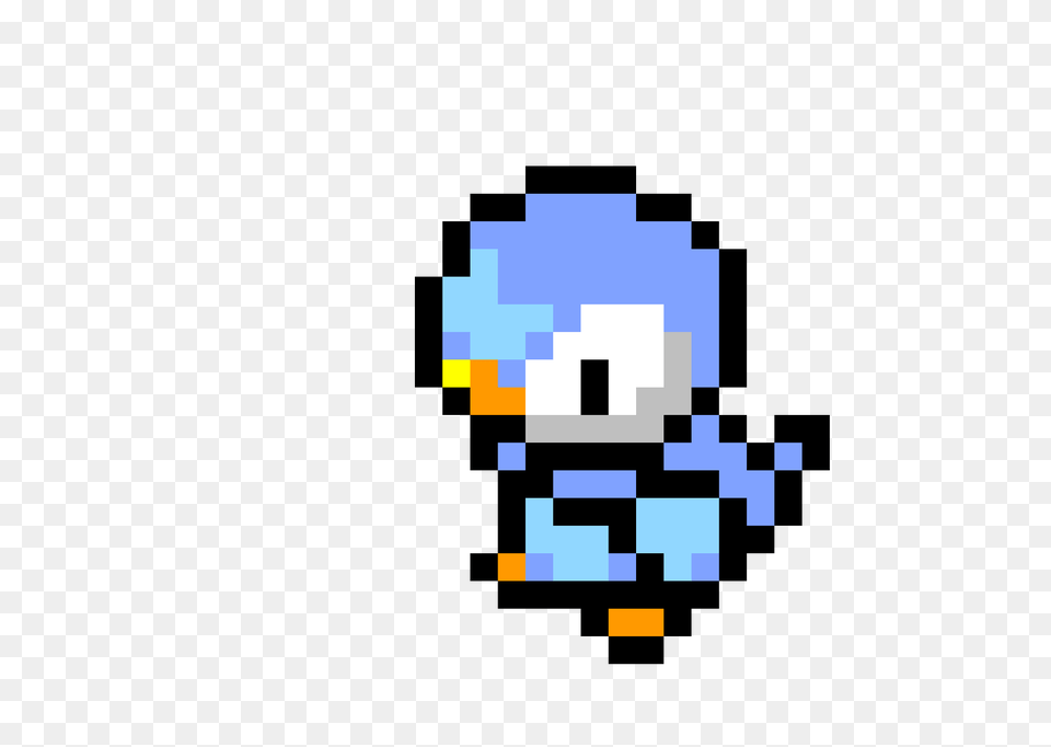 Piplup Pixel Art Pokemon Piplup, Animal, Bird, Jay Png