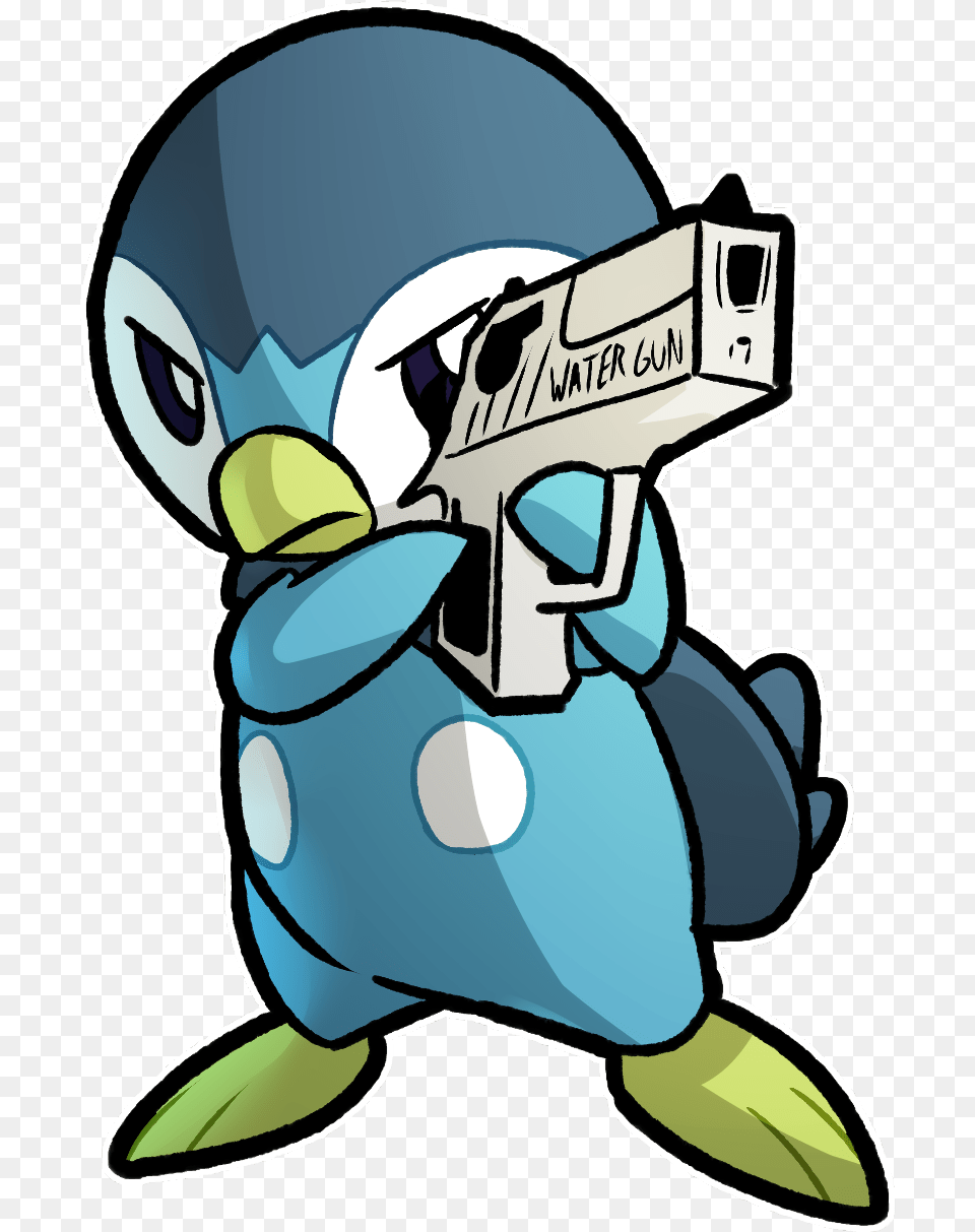 Piplup With A Gun Clipart Piplup Pokemon, Baby, Person Free Png Download