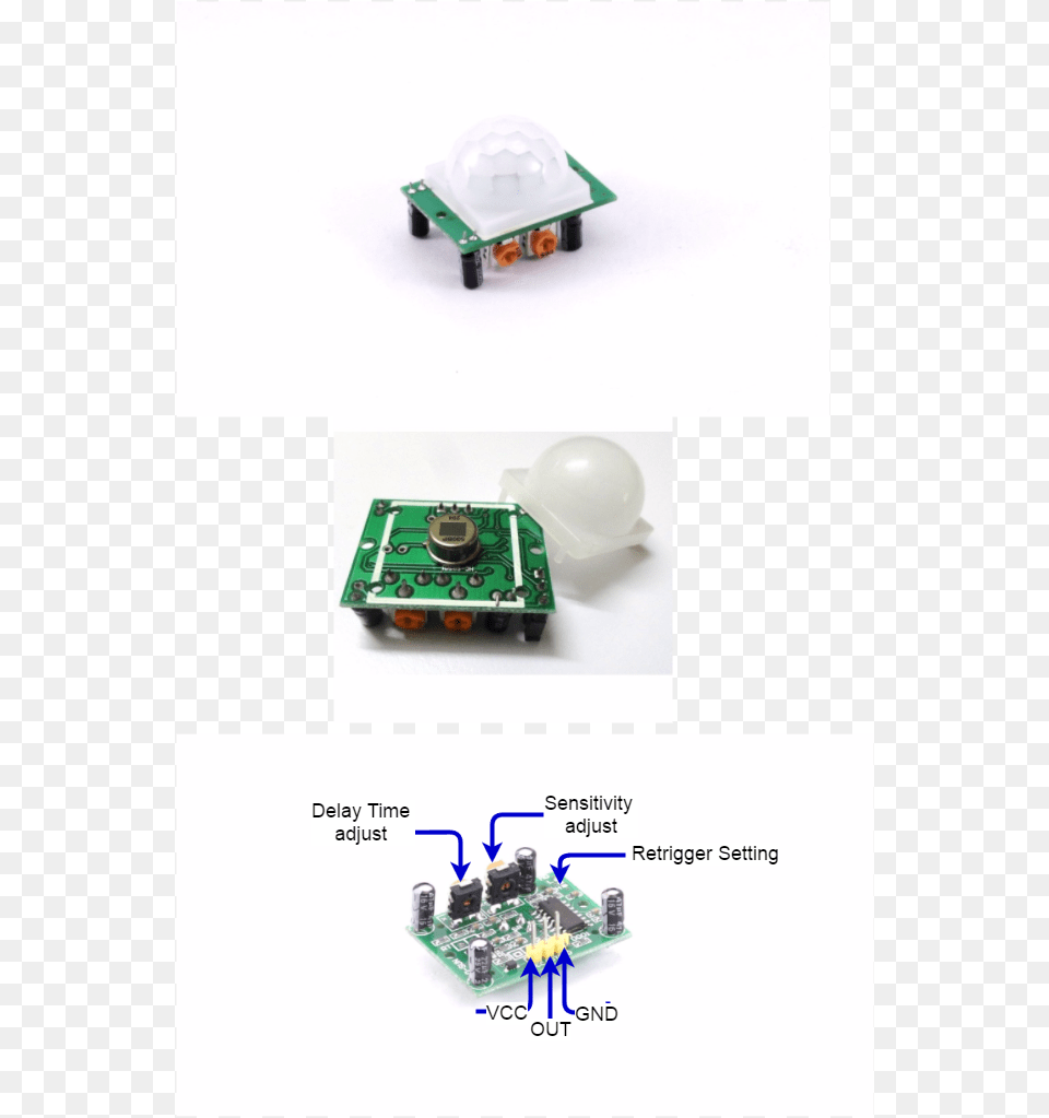 Pir Sensor Naming Electronic Component Free Png