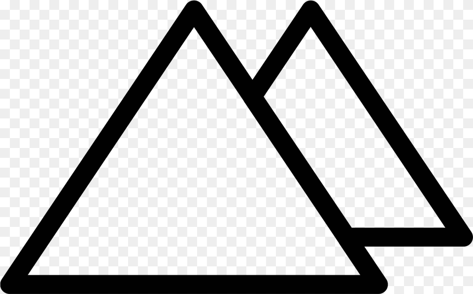 Piramida Na Prozrachnom Fone, Gray Png Image