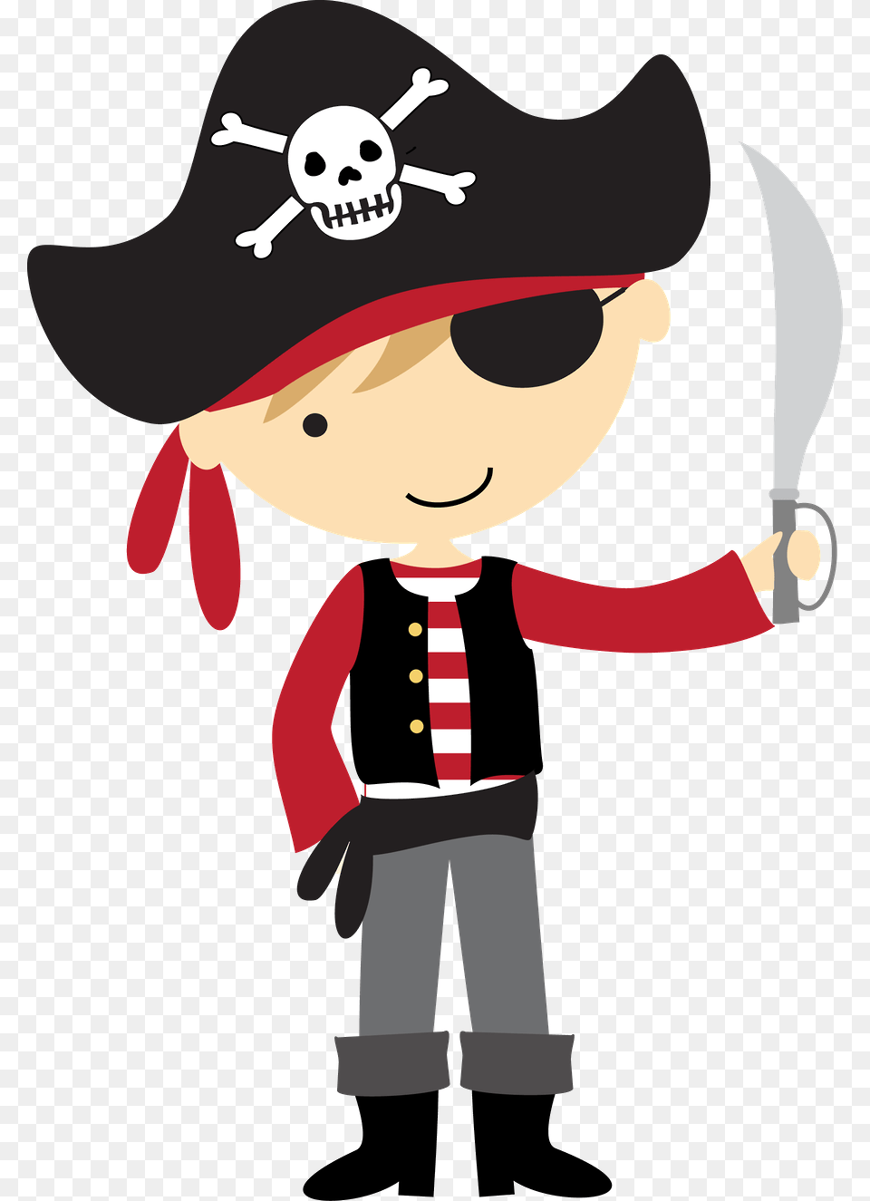 Pirata Cute, Clothing, Hat, Person, Pirate Free Transparent Png