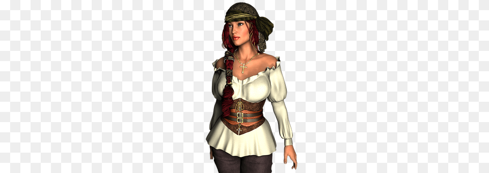 Pirate Woman, Person, Female, Costume Png Image