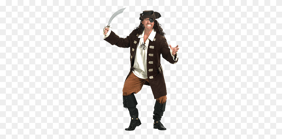 Pirate, Clothing, Coat, Adult, Male Png