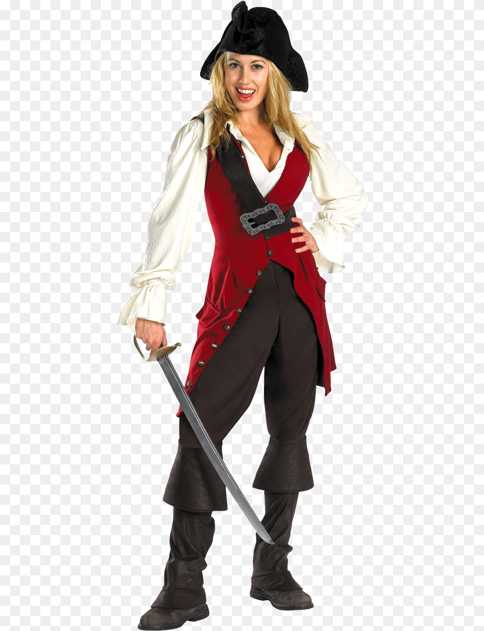 Pirate, Weapon, Sword, Adult, Person Free Png Download