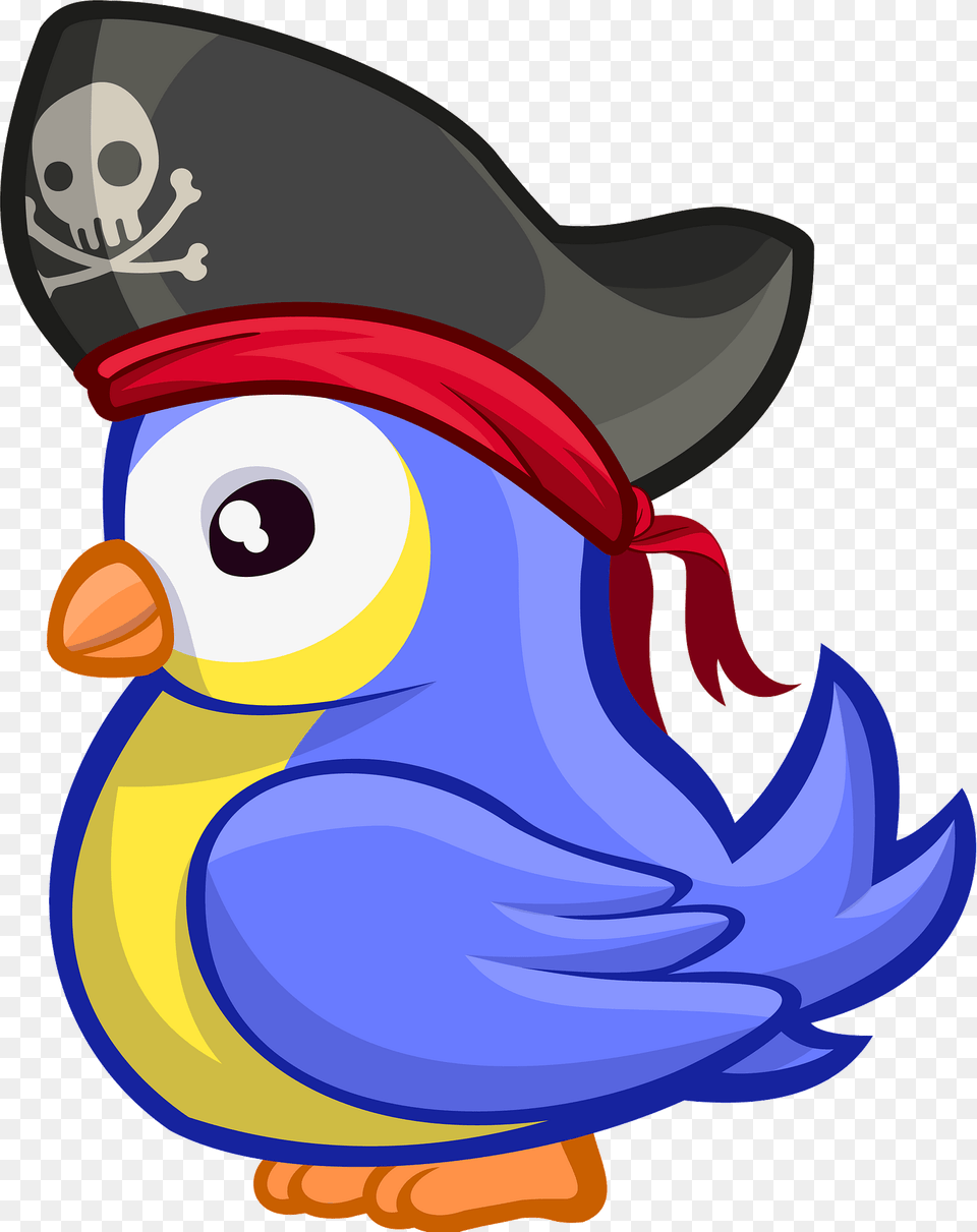 Pirate Bird Clipart, Clothing, Hat Png Image