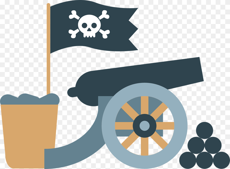 Pirate Cannon Clipart, Weapon, Animal, Reptile, Sea Life Free Png Download
