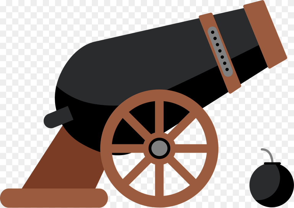 Pirate Cannon Clipart, Weapon, Dynamite Free Transparent Png
