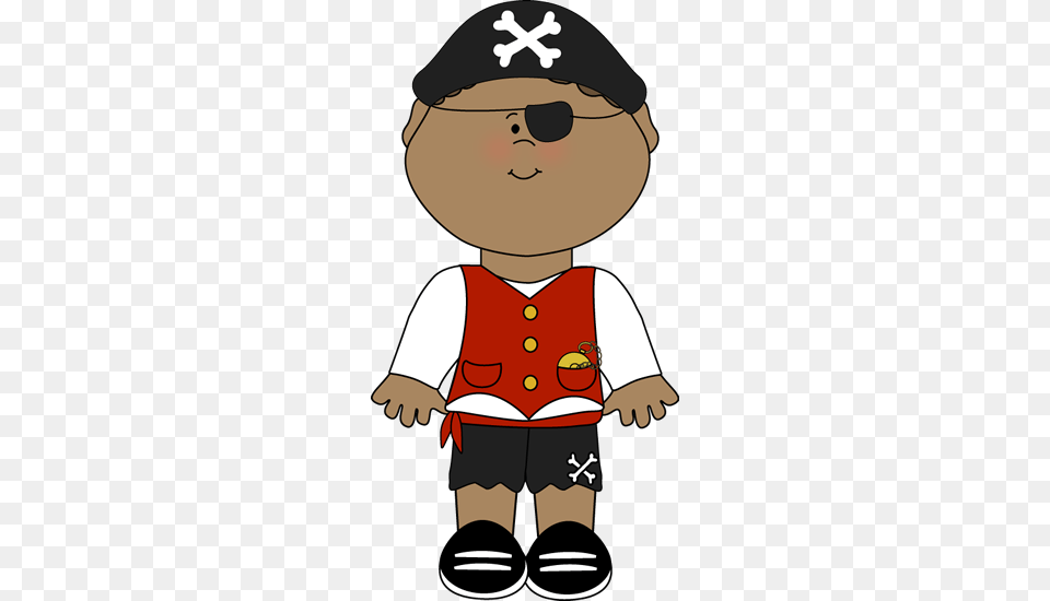 Pirate Clip Art, Baby, Clothing, Person, Shorts Free Png Download