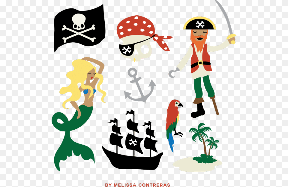 Pirate Clipart, Person, Art, Baby, Face Free Png Download