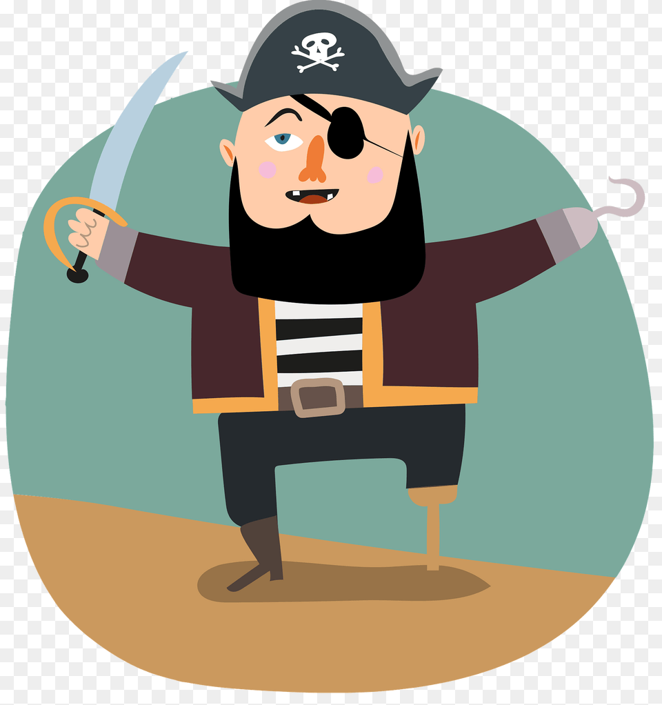Pirate Clipart, Face, Head, Person, Baby Free Png Download