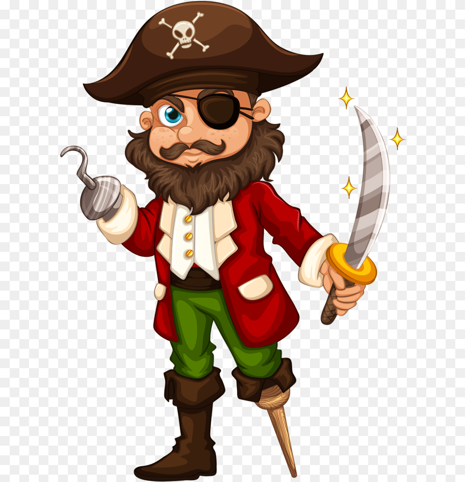 Pirate Clipart Cartoon Pirate, Person, Baby, Electronics, Hardware Free Png