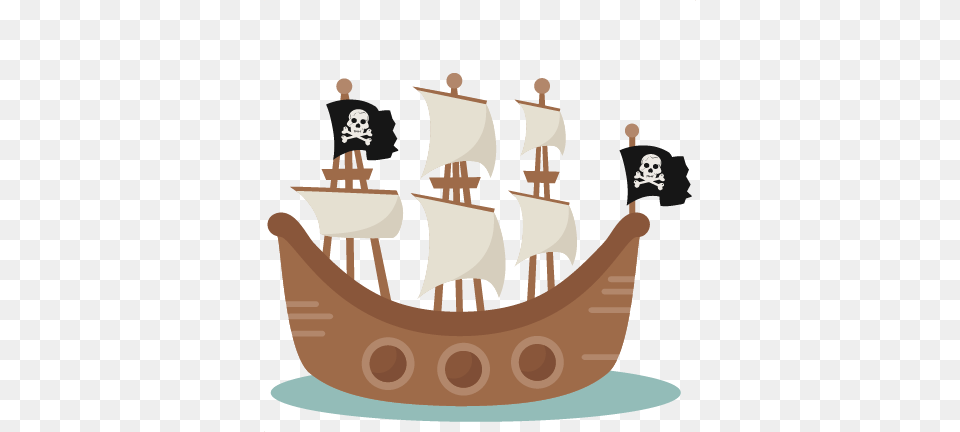 Pirate Clipart Sailboat, Boat, Transportation, Vehicle, Baby Free Png Download
