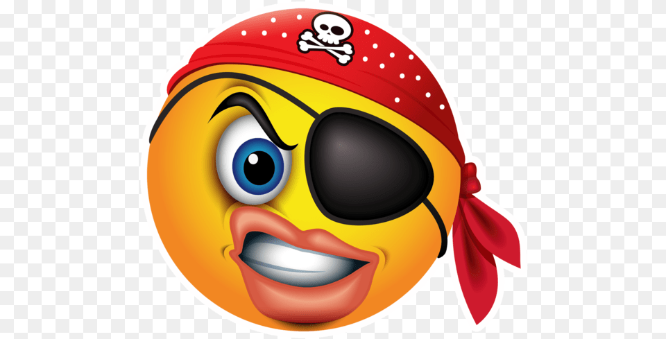 Pirate Emoji, Accessories, Clothing, Hardhat, Helmet Free Png Download