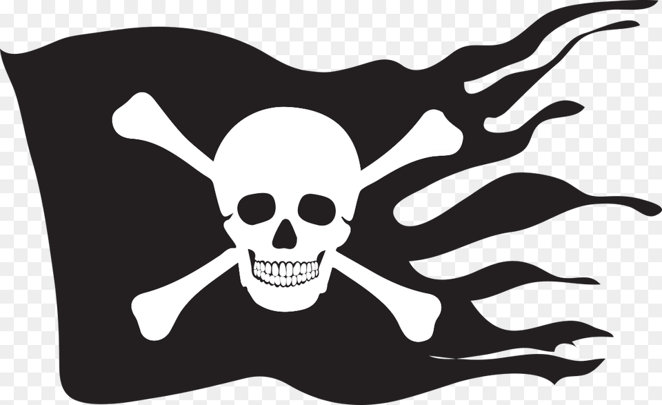 Pirate Flag, Person, Stencil, Face, Head Free Transparent Png