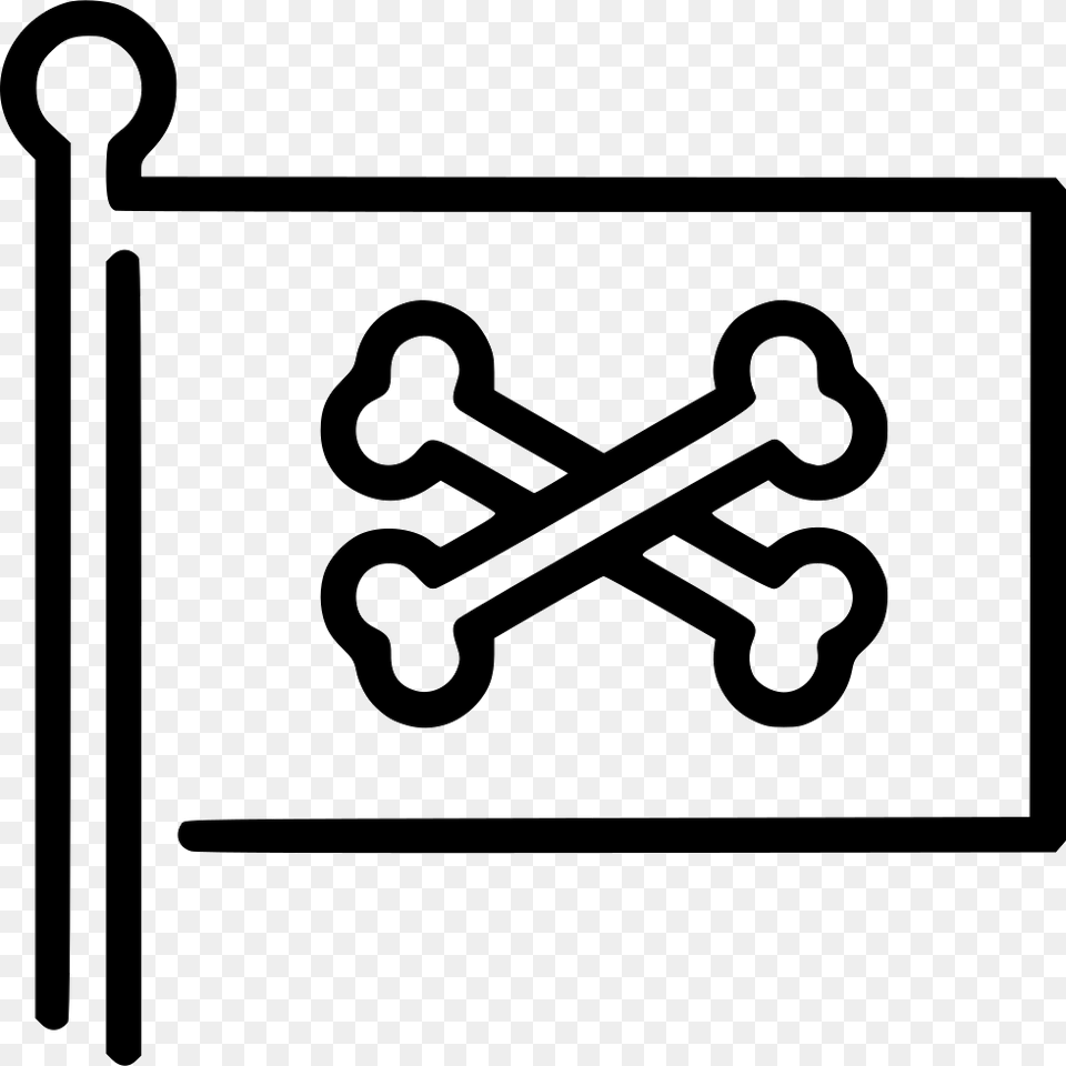 Pirate Flag Comments Skull Icon Cartoon, Electronics, Hardware Free Png
