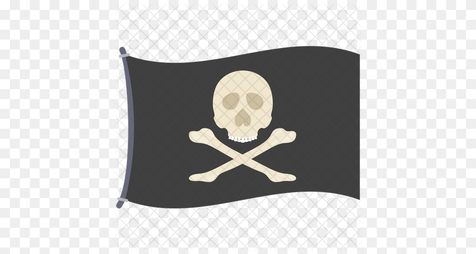 Pirate Flag Icon Emblem, Cushion, Home Decor, People, Person Png Image