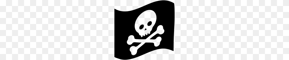 Pirate Flag Icons Noun Project, Gray Free Png Download