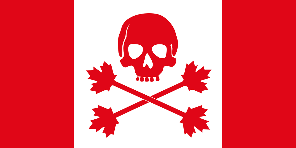 Pirate Flag Of Canada Clipart, Leaf, Plant, Baby, Person Png