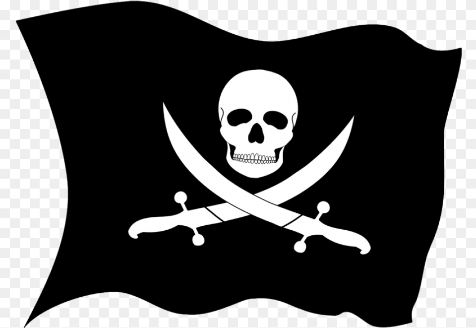 Pirate Flag Transparent Background, Cushion, Home Decor, Person Free Png Download