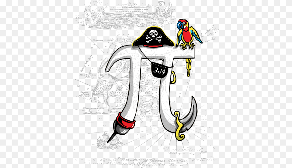 Pirate For Pi Day, Electronics, Hardware, Person, Animal Png Image