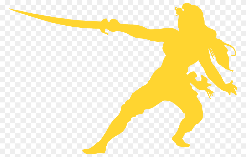 Pirate Girl Silhouette, Person Png