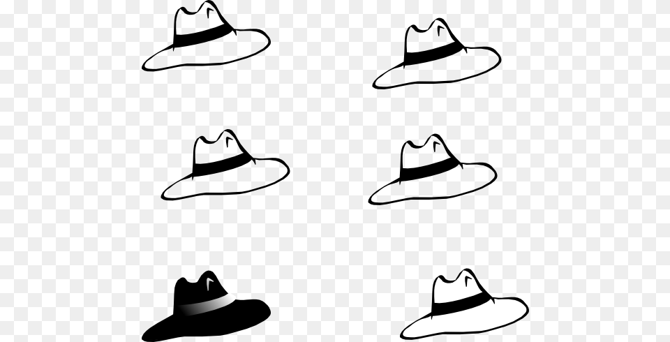 Pirate Hat Clipart Black And White, Clothing, Sun Hat, Cowboy Hat Free Png Download