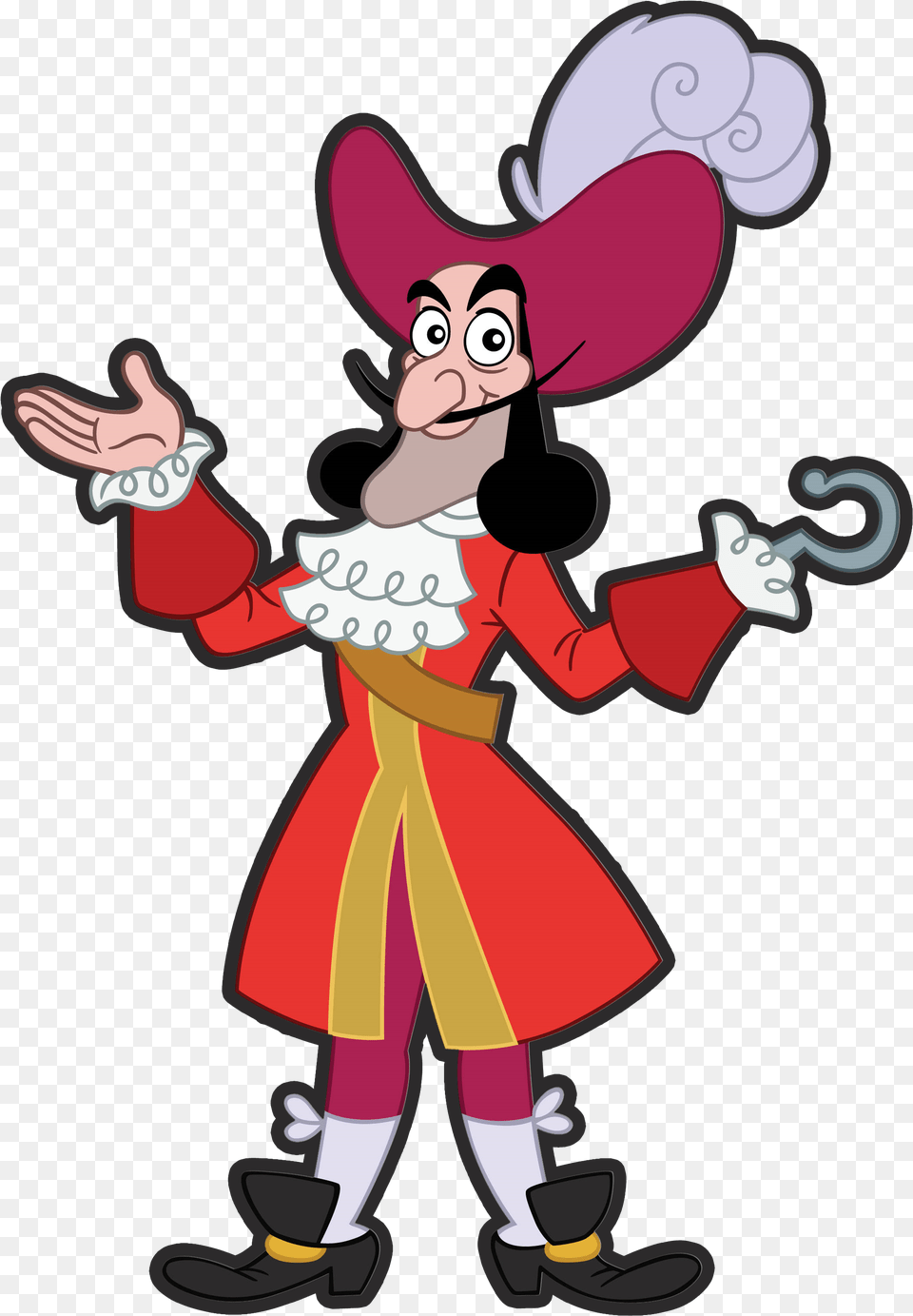 Pirate Hook Captain Hook Cartoon Characters, Dynamite, Weapon, Book, Comics Free Png Download