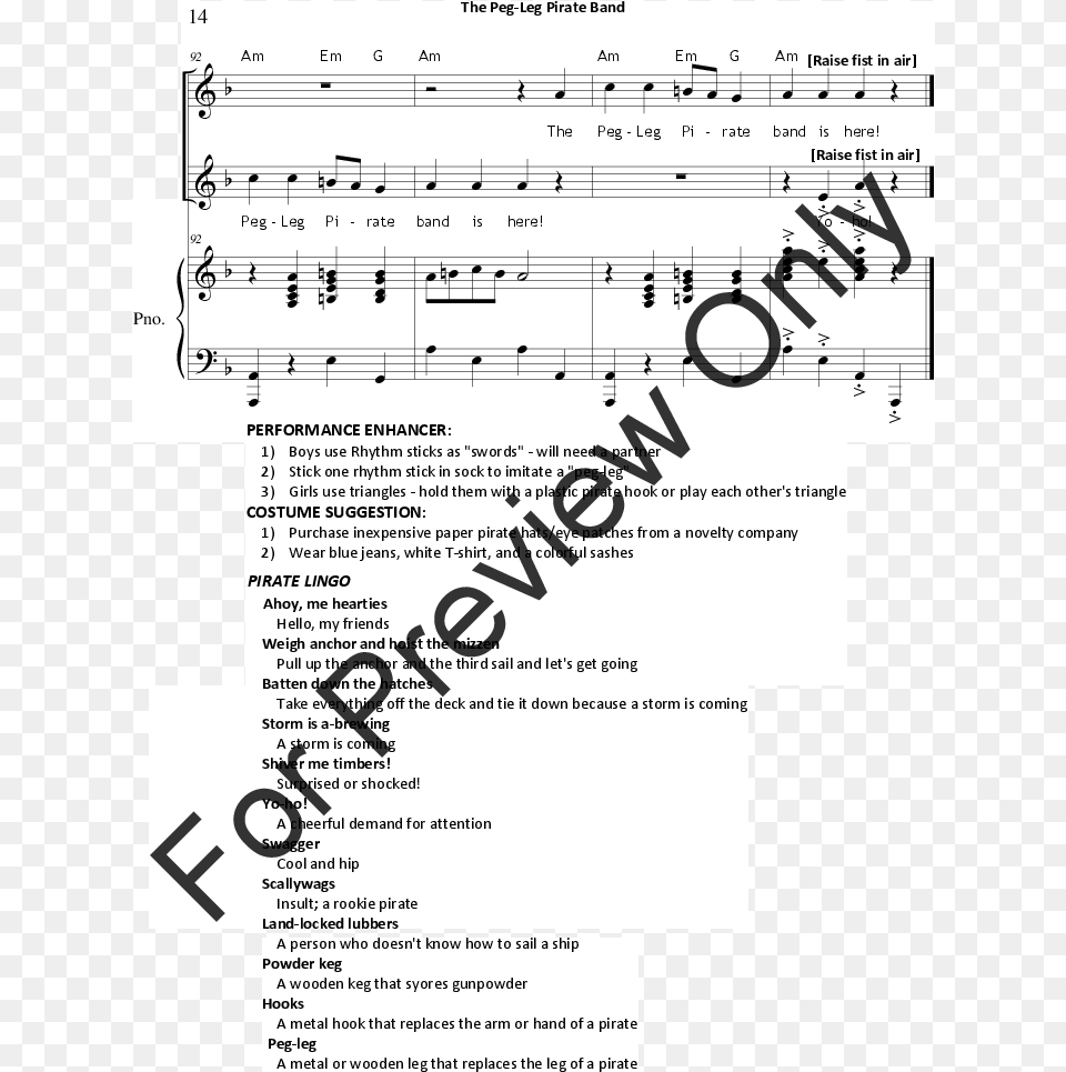 Pirate Hook Palms Violin Sheet Music, Page, Text Free Png Download