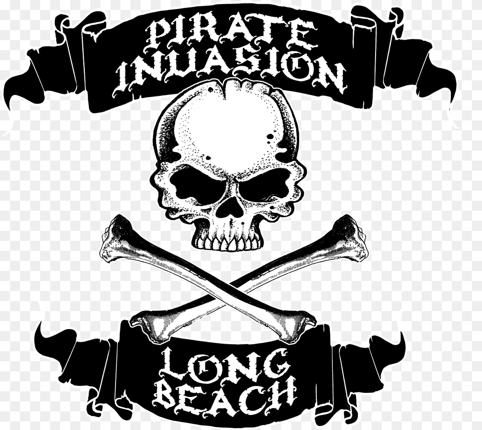 Pirate Invasion Long Beach Logo Transparent Cartoons Long Beach Pirate Invasion Logo, Person, Adult, Bride, Female Free Png