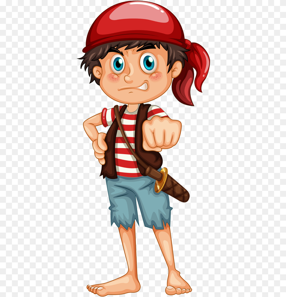 Pirate Island Clipart, Baby, Person, Face, Head Png Image
