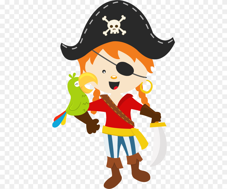 Pirate Kid Parrot Cartoon, Person, Baby Free Transparent Png