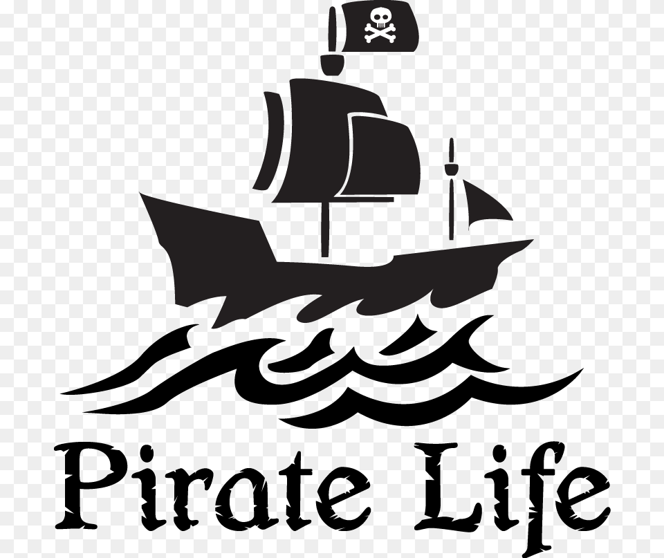 Pirate Life Piracy Shantae And The Pirate S Curse Child Black Pearl Ship Clipart, Stencil, People, Person, Animal Free Png Download