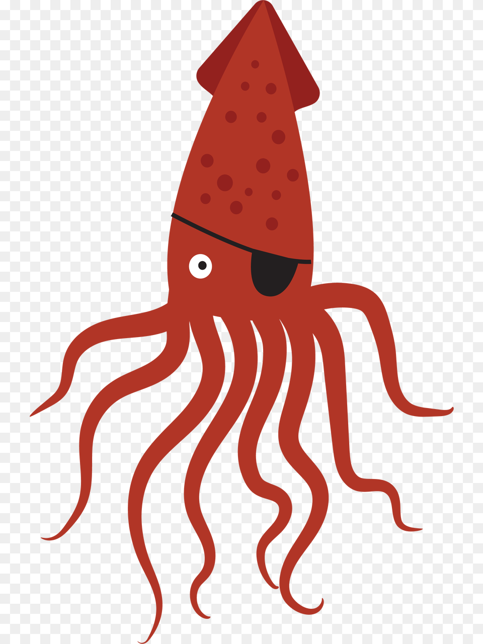Pirate Octopus Svg Cut File, Animal, Food, Sea Life, Seafood Free Png