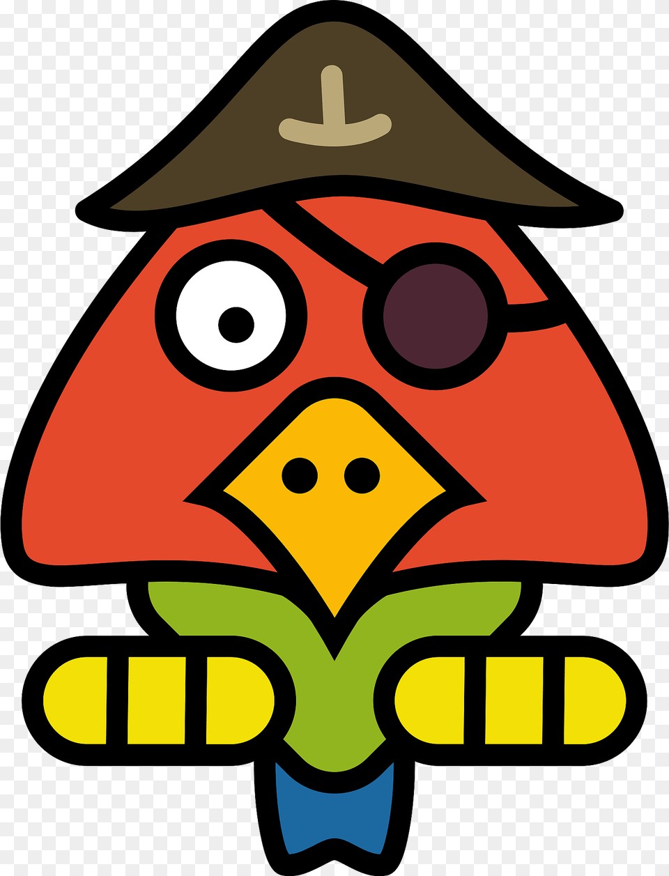 Pirate Parrot Clipart, Ammunition, Grenade, Weapon Free Png Download