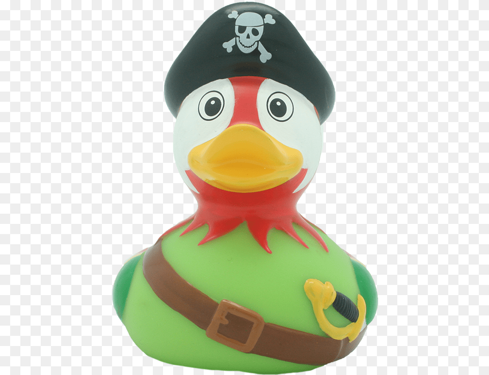 Pirate Parrot Rubber Duck By Lilalu, Toy, Outdoors Png Image