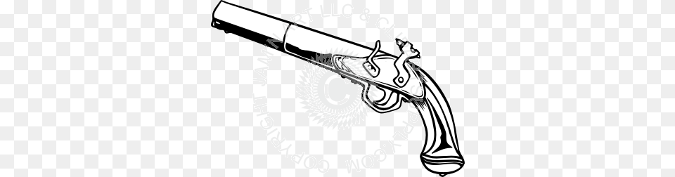 Pirate Pistol, Firearm, Gun, Handgun, Weapon Png Image