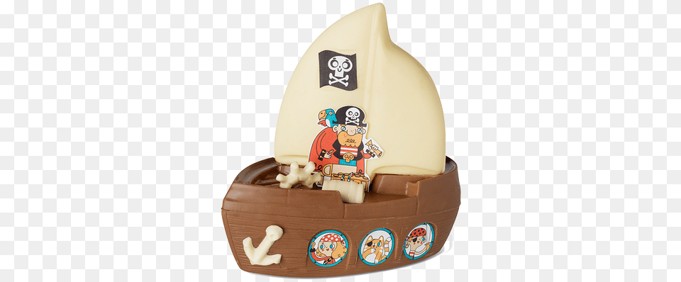 Pirate Ship, Birthday Cake, Cake, Cream, Dessert Free Png