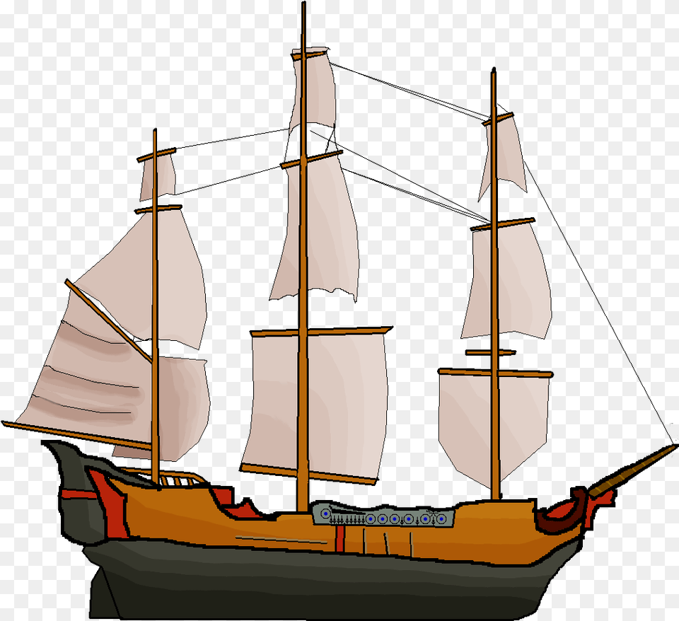 Pirate Ship, Boat, Sailboat, Transportation, Vehicle Free Transparent Png