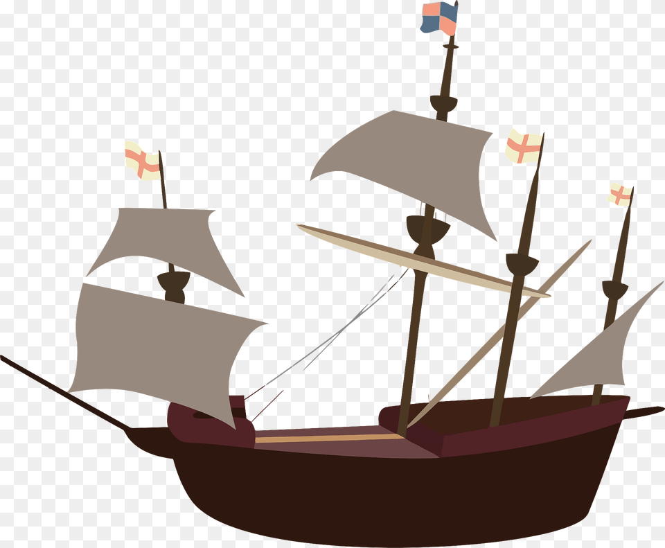 Pirate Ship Clipart, Boat, Sailboat, Transportation, Vehicle Png Image